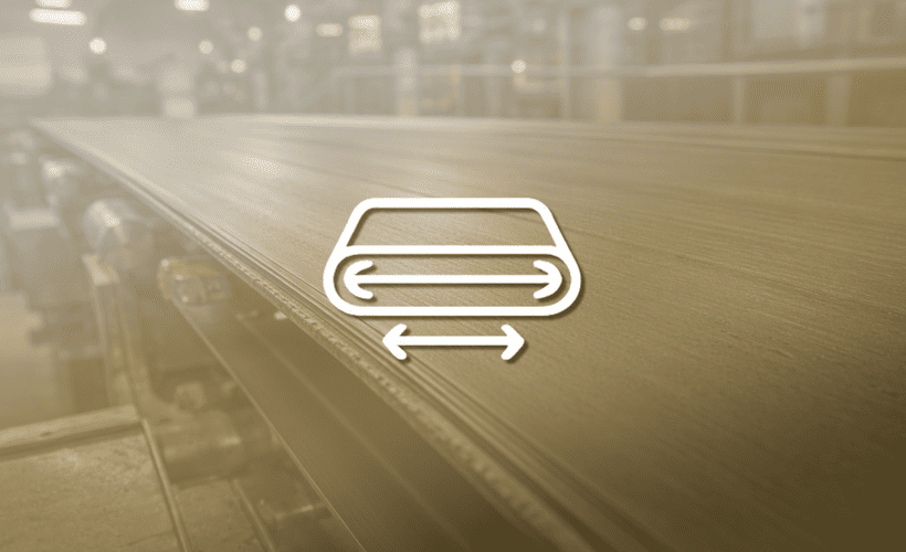 taśmy przenośnikowe poprzecznie stabilizowane